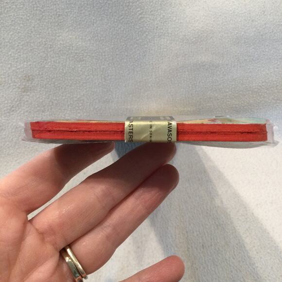 Vtg HEMA Goya Artwork Spain Drink Coasters Set Of 6 In Original Package NEW Red - Picture 7 of 9